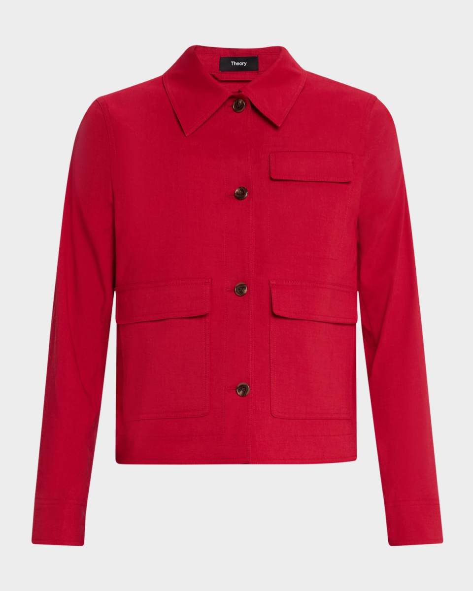 Casual Crunch Linen Jacket